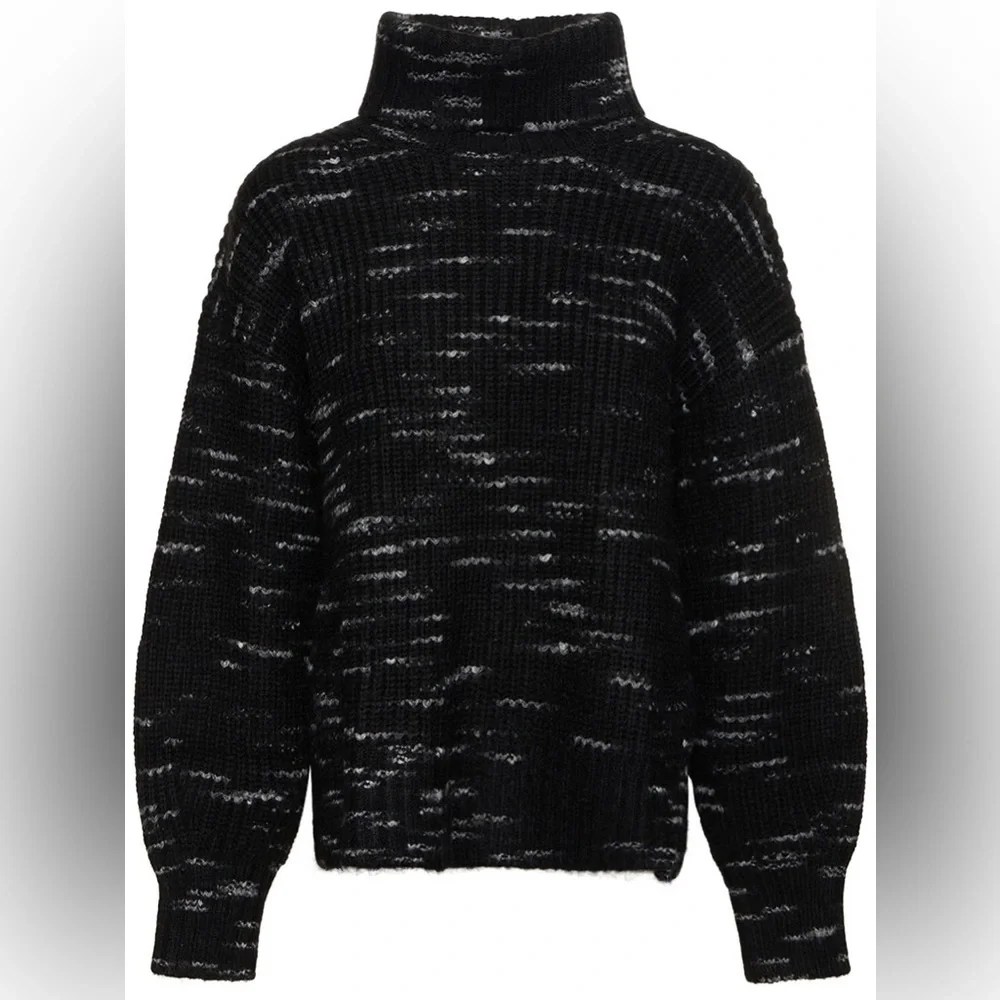 VARLEY Strick Marlena Oversized Pullover Sweater In Marbled Black Size‎ S - Picture 4 of 10